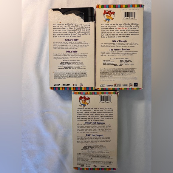 Vintage Arthur VHS Tapes - 1990s - Set of 3 - Picture 5 of 13